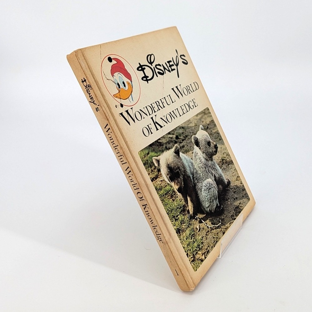 Disney Wonderful World of Knowledge Vol 1 Vintage 1971 Nature Animals Book - Picture 2 of 11